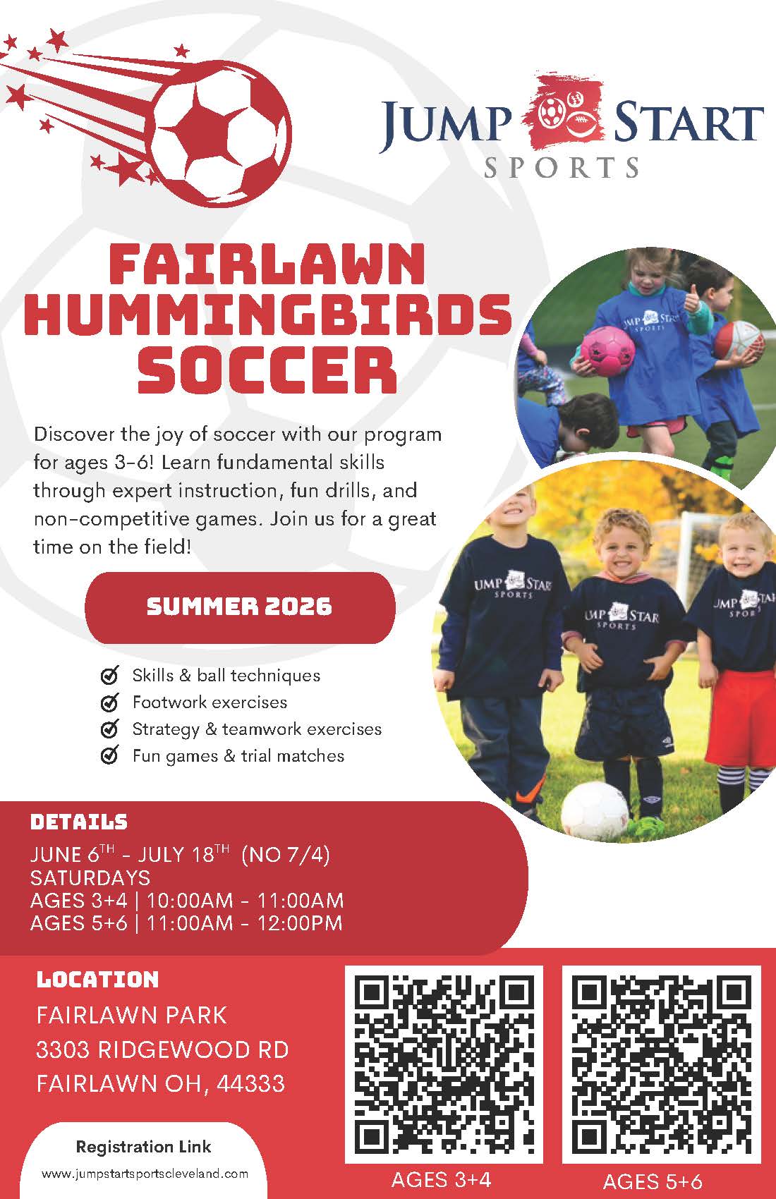 Fairlawn Summer Flyer 2026 Jumpstart